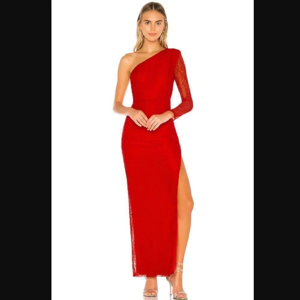 NWT Revolve x NBD Lathan Gown in Red | Size XL
